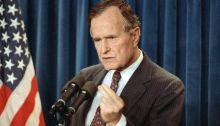 George H. W. Bush war hawk